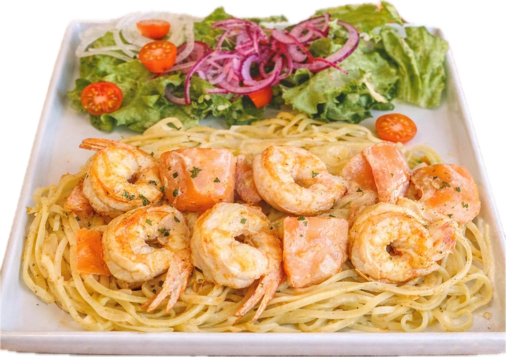 Prawn Noodle - Mì Xào Tỏi Tôm