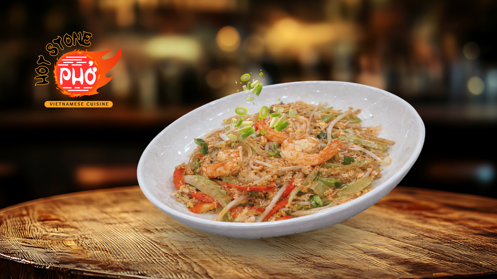 Shrimp & Crab Glass Noodle - Miến Xào Tôm